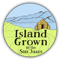 Island Grown text logo