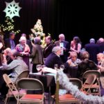 Patrons gathered for a gala christmas event