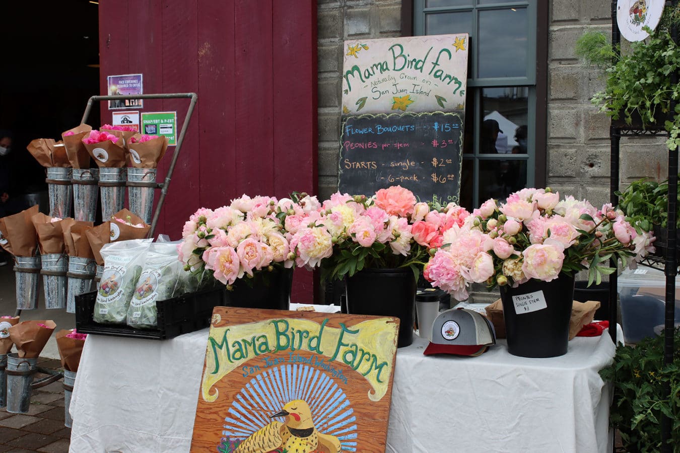 Mama Bird Farm at the Market