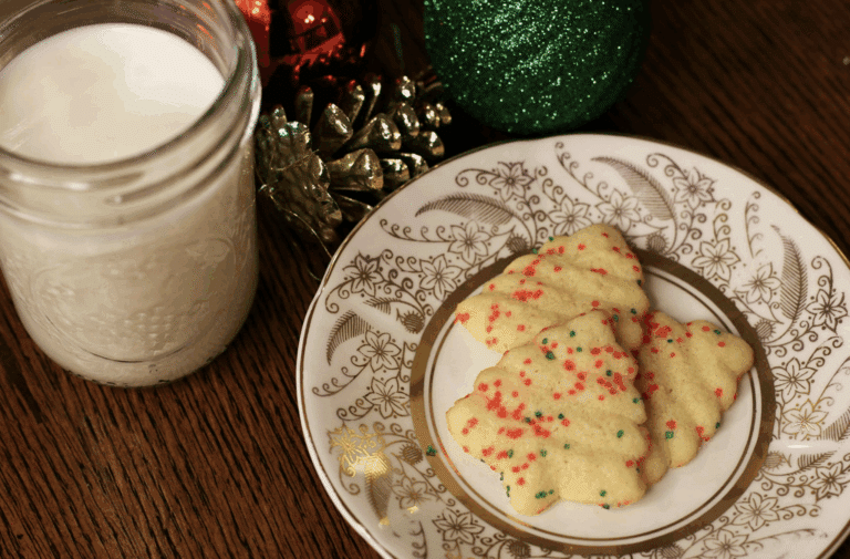 holiday cookies on a plate