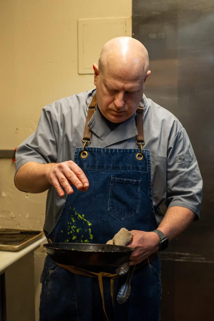 chef preparing food